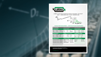 Conveyor Belt Decision Matrix